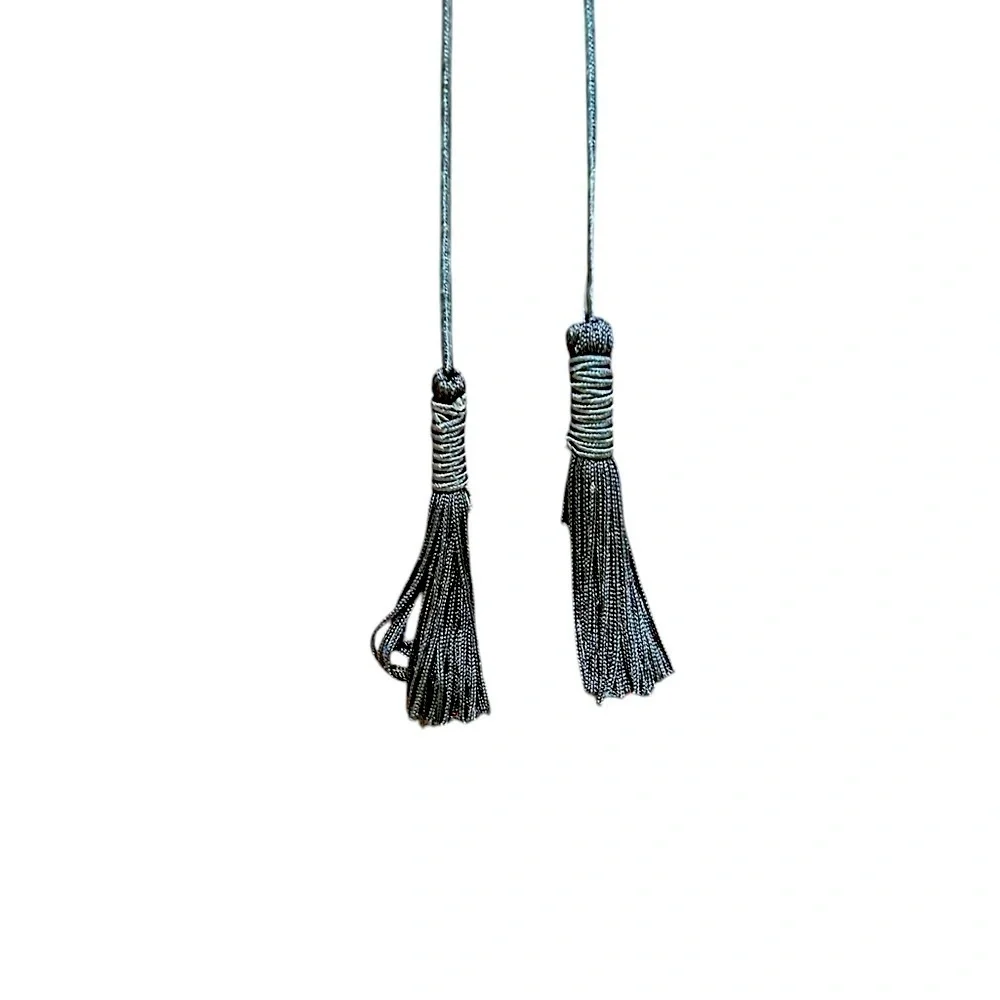 Joie long sleeve silk mini dress sheer Purple/Pink/navy dress tassel tie small - Picture 9 of 11